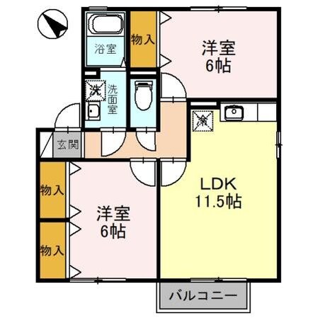 アットイーズII/III　IIIの物件間取画像